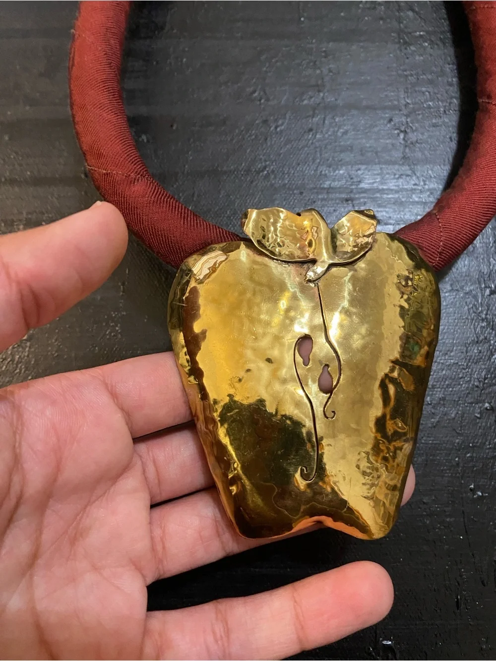 🍎✨Unique, apple necklace